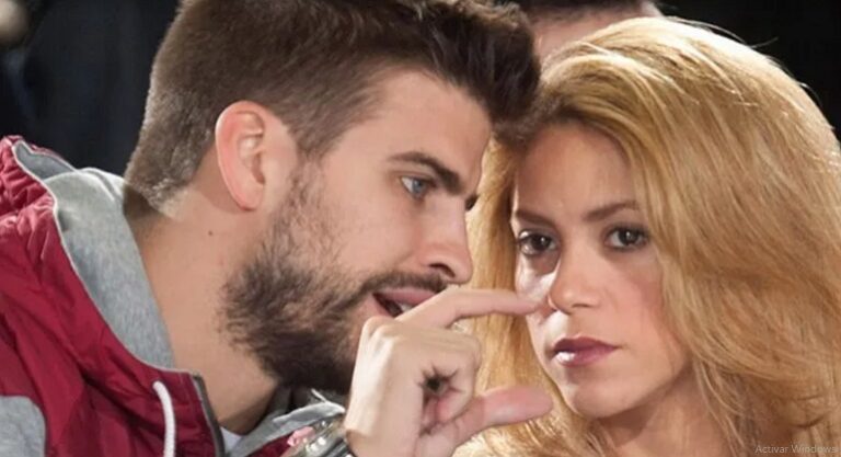 Shakira coge pique con Piqué yconfirma que se están separando
