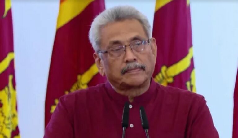 Confirman salida del presidente de Sri Lanka a Maldivas en busca de refugio