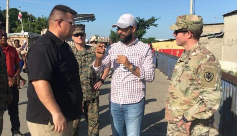 Militares de Estados Unidos visitan la zona fronteriza ante crisis que vive Haití