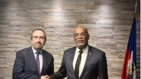 Primer ministro haitiano se reúne con el subsecretario de Estado de los Estados Unidos
