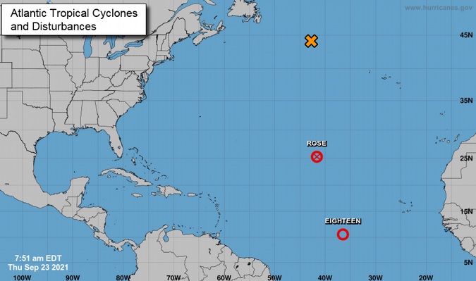 Tres fenómenos activan el Atlántico; para hoy en RD continúan las lluvias por dos vaguadas