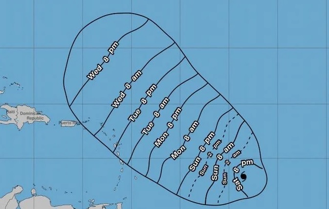 Centro Nacional de Huracanes informa Sam se fortalece a huracán de categoría 4