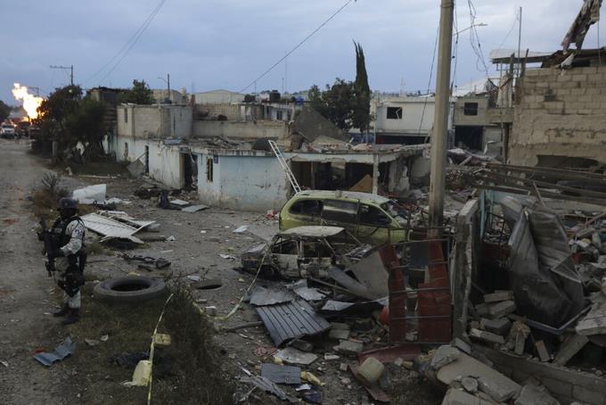 Explosiones dejan 183 viviendas afectadas en México