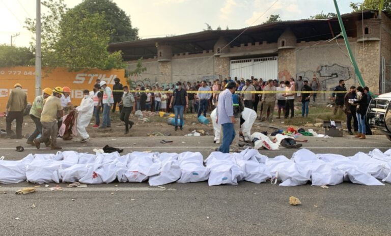 Aplazan el traslado de los restos de migrantes dominicanos muertos en Chiapas