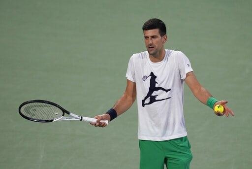 Djokovic se declara a ‘tope’ al volver a la gira en Dubái