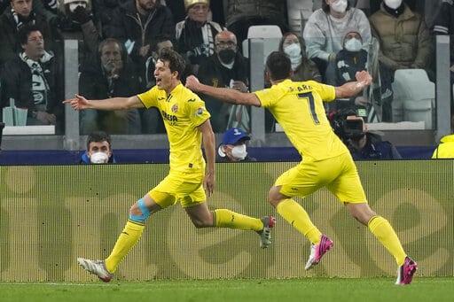 Villarreal anestesia 3-0 a Juventus y avanza a cuartos en la Liga de Campeones