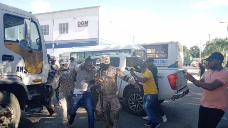 Entregan en Dajabón presunto acusado de magnicidio presidente Haití