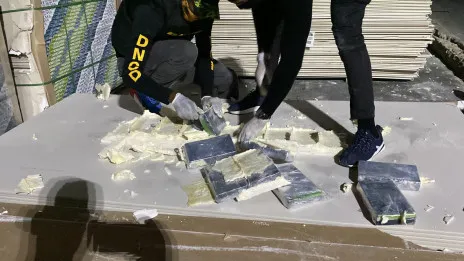 Ocupan 190 paquetes de cocaína serían enviados a Puerto Rico en planchas de yeso