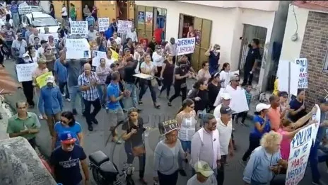 Marchan exigiendo justicia por muerte José Gregorio Custodio en cuartel de Ocoa