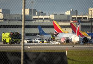 Reportan tres lesionados en accidente de avión salió de RD y se accidentó en Miami