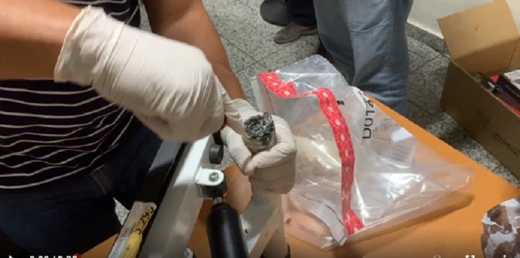 Video: DNCD frustra envío de cocaína a Miami en mini caminadora