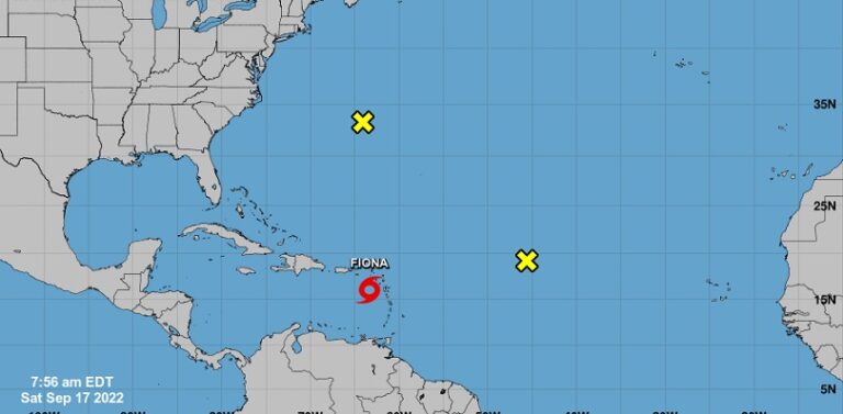Emiten vigilancia de huracán para República Dominicana ante paso de Fiona