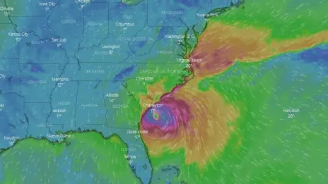 El huracán Ian toca tierra en Carolina del Sur como categoría 1