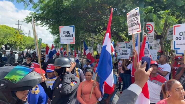 Revolución Duartiana protesta frente a la ONU en SD denunciado violación a Soberanía Dominicana