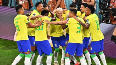 Brasil golea 4-1 a Corea y avanza fácil a los cuartos de final del mundial de fútbol