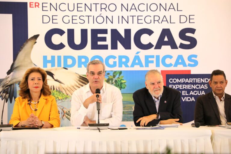 Presidente Abinader anuncia relanzamiento del Plan de Manejo Integral de Cuencas Hidrográficas Prioritarias