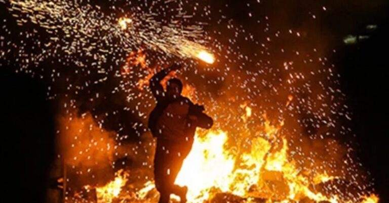 Al menos 27 muertos y 4,000 heridos en accidentes en fiesta del fuego en Irán