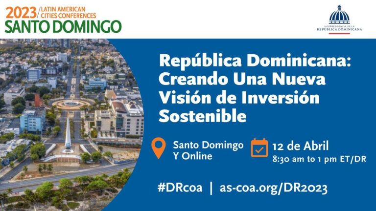 República Dominicana será sede por primera vez de la Serie de Conferencias de Ciudades de Latinoamérica