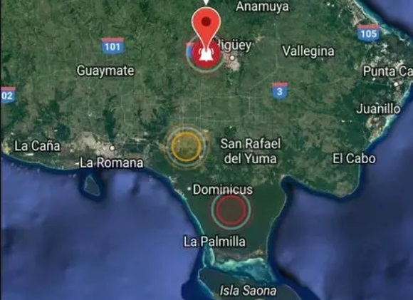 Se registra otro temblor de tierra en la zona Este de República Dominicana