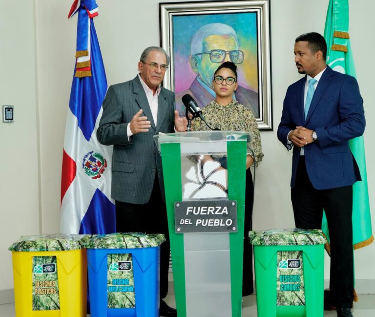 Fuerza del Pueblo anuncia programa de reciclaje “Brigada Verde” para contribuir al Medio Ambiente