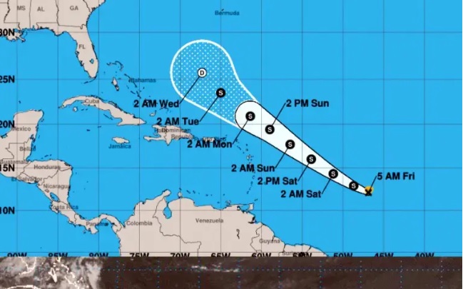 Tormenta tropical Cindy se forma en el Atlántico; no ofrece peligro para RD