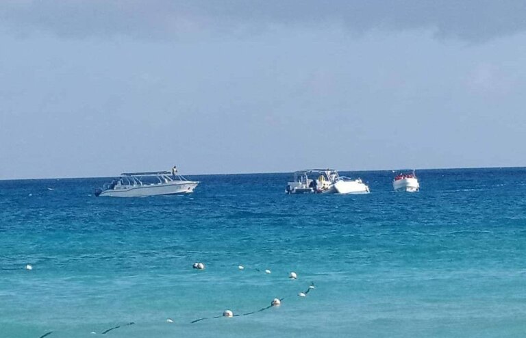 Una persona muere y varias resultan heridas en choque de dos embarcaciones en Bayahíbe