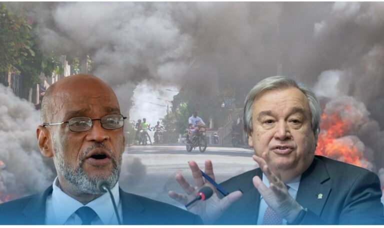 Secretario general ONU aborda hoy crisis en Haití con primer ministro Ariel Henry