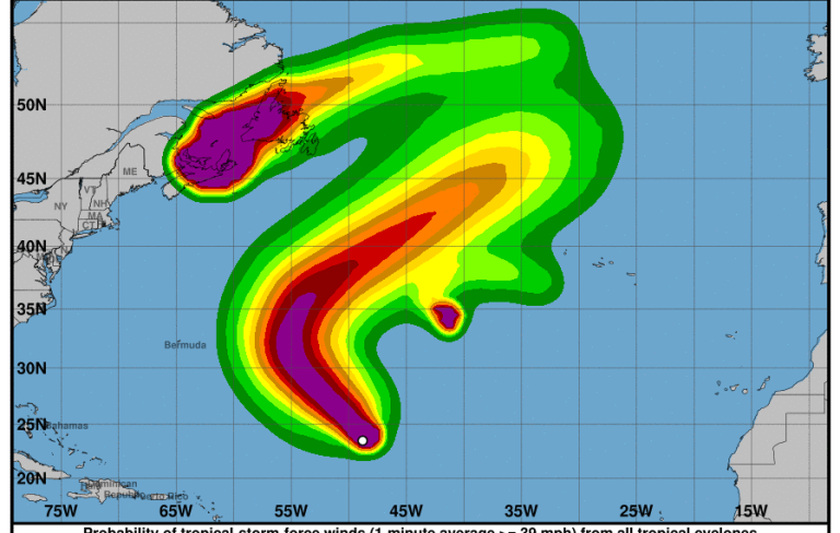 Tormenta tropical Nigel podría volverse huracán en aguas abiertas del Atlántico