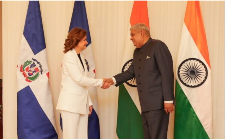 Vicepresidentes de India y RD reafirman interés en promover valores democráticos compartidos, la paz y la seguridad para ambos países