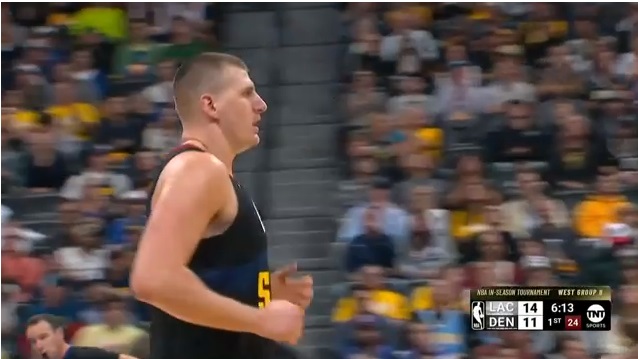 Jokic la rompió y le dio la victoria a Denver en el In-Season Tournament
