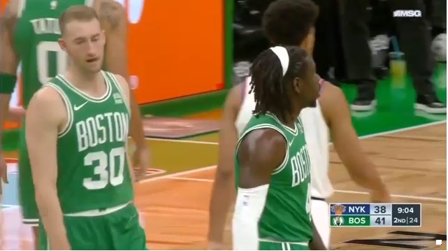 Los Celtics se llevaron la victoria frente a los Knicks y lideran el Este
