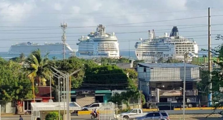 Mas de 10 mil turistas han llegado a Puerto Plata en los últimos tres días a bordo de cruceros