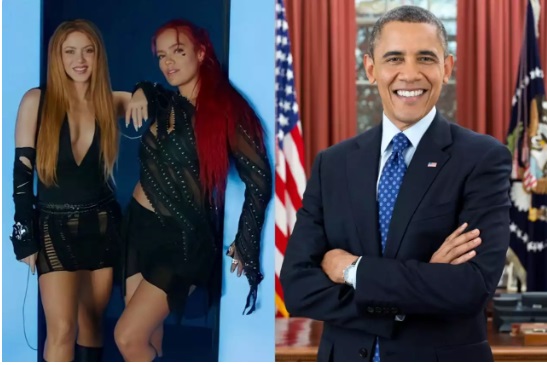 Tema ‘TQG’ de Shakira y Karol G encabeza lista de canciones del año para Obama