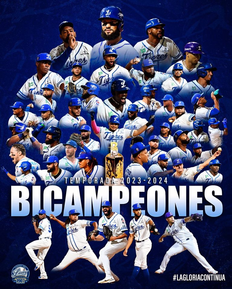 Licey campeón, los eternos campeones del béisbol RD ganan su corona 24 en el 2024