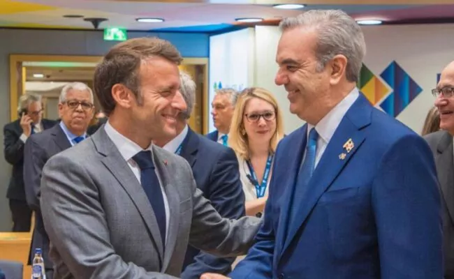 Presidente Macron manifiesta a Abinader interés de Francia contribuir a proyectos de infraestructura y movilidad urbana en RD