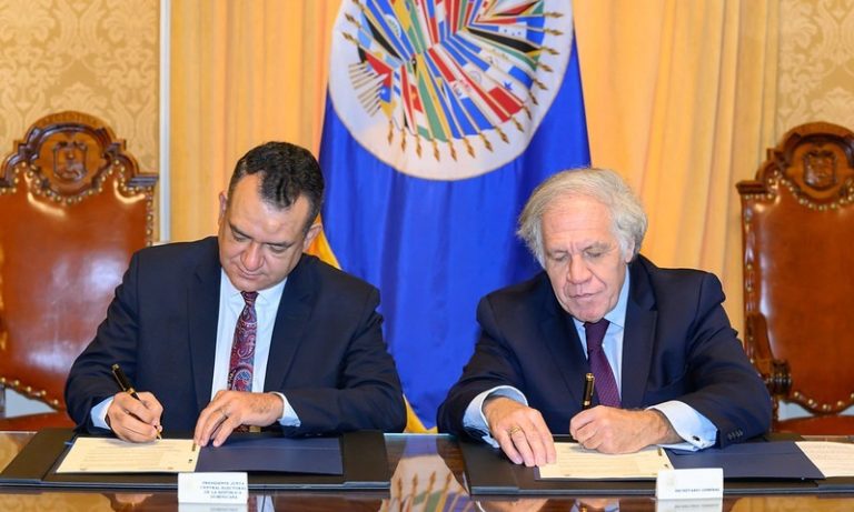 OEA y JCE firman acuerdo para observación electoral de elecciones en RD