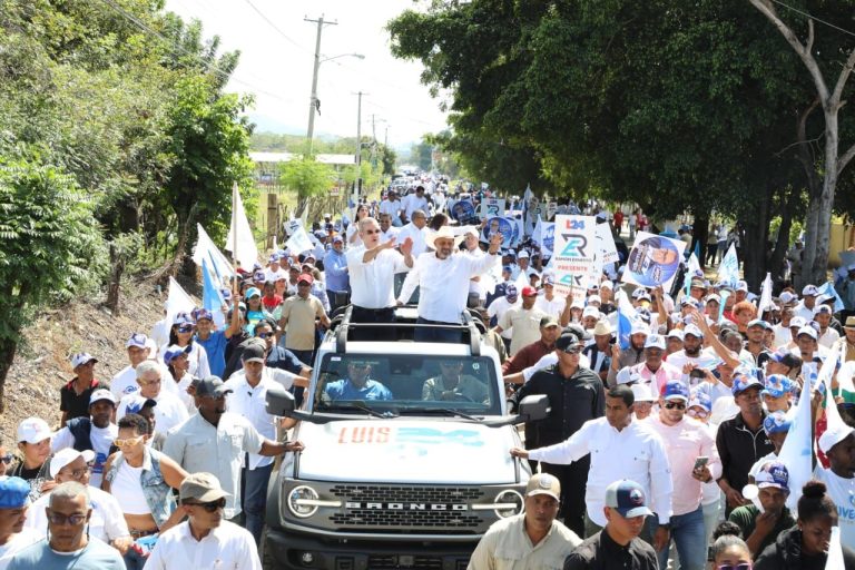 Abinader moviliza seguidores en Dajabón y Mao en apoyo a candidatos municipales