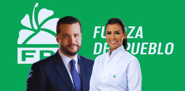Fuerza del Pueblo inscribe nuevamente candidaturas de Rafael Paz y Selinée Méndez