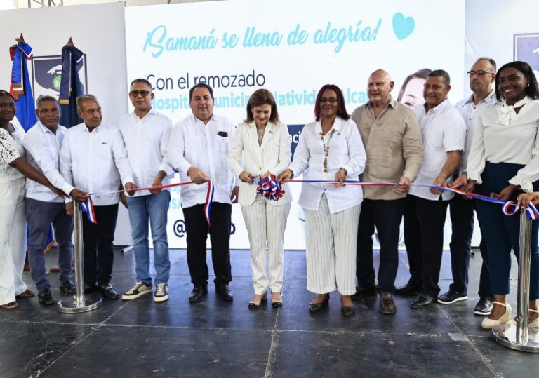 Vicepresidenta Raquel peña entrega Hospital Municipal de El Limón en Samaná