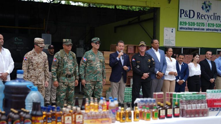 Gobierno continúa combate al comercio de productos y mercancías ilícitas