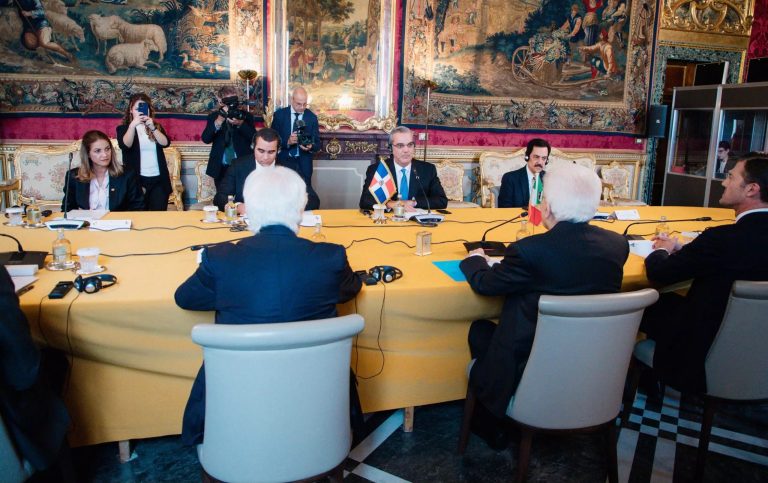 Abinader le pide al presidente de Italia apoyo para la fuerza multinacional que se desplegará en Haití