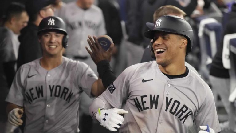 Soto y Torres aportan jonrones a paliza de Yankees sobre Azulejos