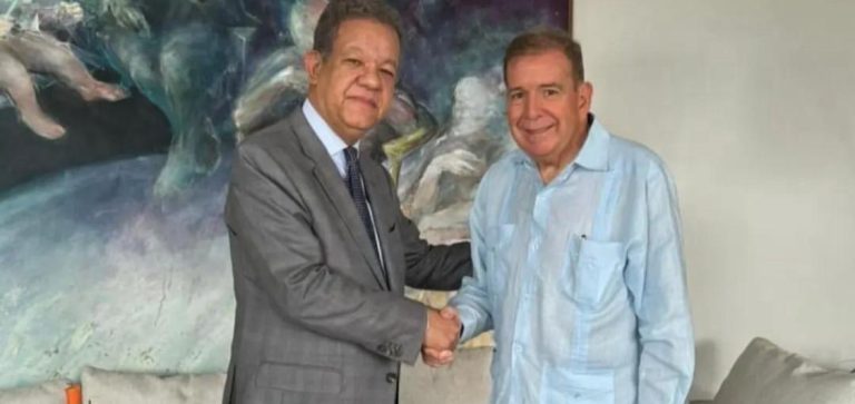 Leonel se reúne con Edmundo González en Venezuela