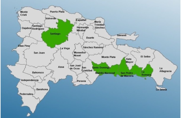 COE emite alerta verde para cinco provincias