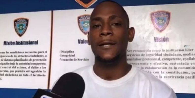 Se entrega hombre que amenazó a Abinader; dice lo hizo por sonido