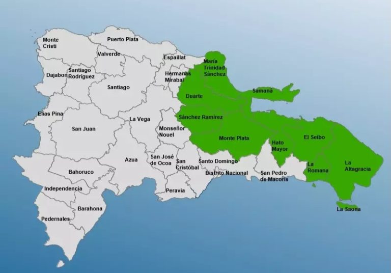 COE coloca 9 provincias bajo alerta verde