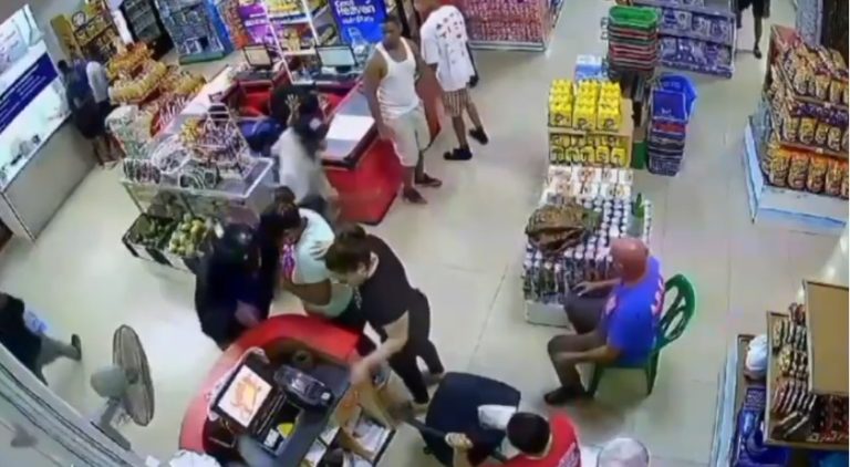 Policía Nacional identifica los cuatro delincuentes que atracaron Supermercado El Ahorro, en Hato Nuevo