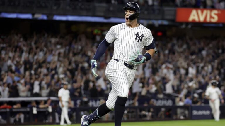 Judge pega grand slam en triunfo de Yankees 5-4 sobre Medias Rojas