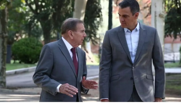 Sánchez recibe a Edmundo González tras pedir el Congreso que reconozca su victoria