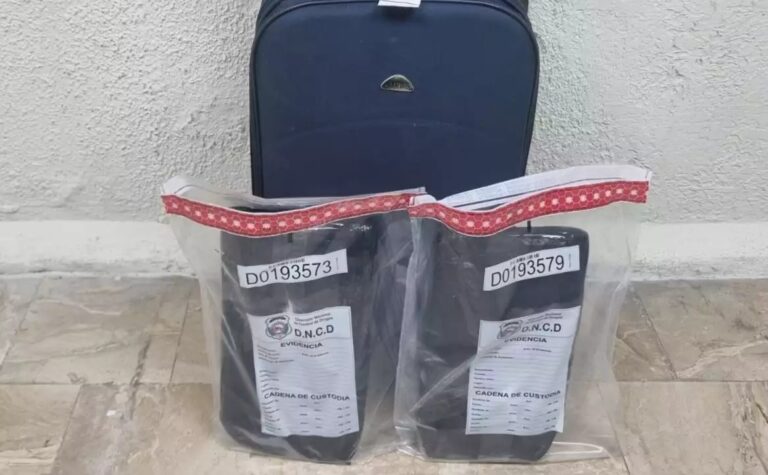 Confiscan más de seis kilogramos presumiblemente cocaína en aeropuerto de Punta Cana